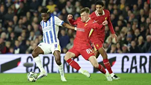 Liverpool Defender Conor Bradley 84 Prints: Brighton and Hove Albion v Liverpool Carabao Cup 30OCT24