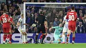 Makes A Save Prints: Brighton and Hove Albion v Liverpool Carabao Cup 30OCT24