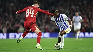 Liverpool Defender Conor Bradley 84 Prints: Brighton and Hove Albion v Liverpool Carabao Cup 30OCT24