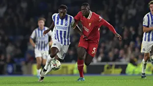 Liverpool Defender Ibrahima Konate 5 Prints: Brighton and Hove Albion v Liverpool Carabao Cup 30OCT24