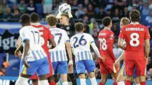 Is Called Into Action Prints: Brighton and Hove Albion v LIverpool Premier League 19MAY25