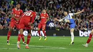 Scores A Goal 2 2 Prints: Brighton and Hove Albion v LIverpool Premier League 19MAY25