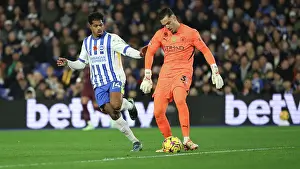 Surrounded Prints: Brighton and Hove Albion v Manchester City Premier League 09NOV24