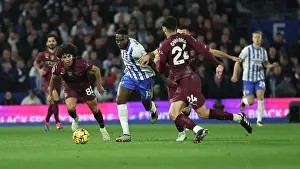 Under Pressure Prints: Brighton and Hove Albion v Manchester City Premier League 09NOV24