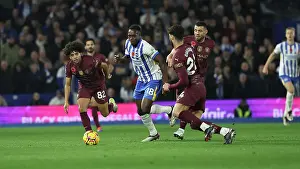 Under Pressure Prints: Brighton and Hove Albion v Manchester City Premier League 09NOV24