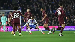 Under Pressure Prints: Brighton and Hove Albion v Manchester City Premier League 09NOV24