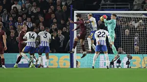 Makes A Save Prints: Brighton and Hove Albion v Manchester City Premier League 09NOV24