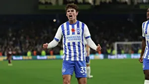 Makes His Premier League Debut Prints: Brighton and Hove Albion v Manchester City Premier League 09NOV24