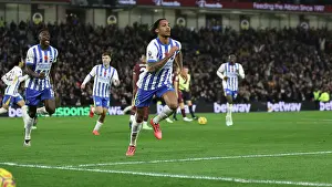 Shoots At Goal Prints: Brighton and Hove Albion v Manchester City Premier League 09NOV24