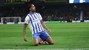 Shoots At Goal Prints: Brighton and Hove Albion v Manchester City Premier League 09NOV24
