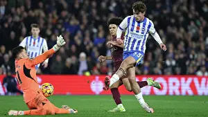 Makes His Premier League Debut Prints: Brighton and Hove Albion v Manchester City Premier League 09NOV24
