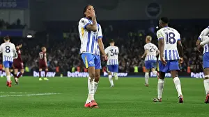 Makes His Premier League Debut Prints: Brighton and Hove Albion v Manchester City Premier League 09NOV24
