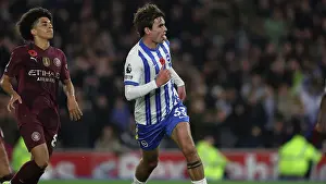Makes His Premier League Debut Prints: Brighton and Hove Albion v Manchester City Premier League 09NOV24