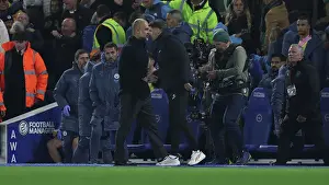 Manchester City Manager Pep Guardiola M Prints: Brighton and Hove Albion v Manchester City Premier League 09NOV24