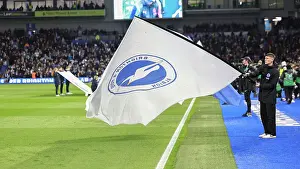Teams Line Up Prints: Brighton and Hove Albion v Manchester City Premier League 25APR24