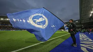 Teams Line Up Prints: Brighton and Hove Albion v Manchester City Premier League 25APR24