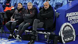 Manchester City Manager Pep Guardiola M Prints: Brighton and Hove Albion v Manchester City Premier League 25APR24