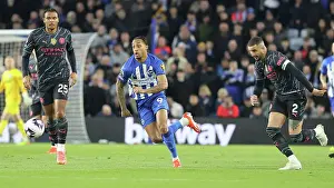 Manchester City Defender Kyle Walker 2 Prints: Brighton and Hove Albion v Manchester City Premier League 25APR24