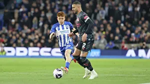 Manchester City Defender Kyle Walker 2 Prints: Brighton and Hove Albion v Manchester City Premier League 25APR24
