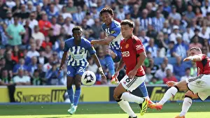 Joao Pedro Prints: Brighton and Hove Albion v Manchester United Premier League 19MAY24