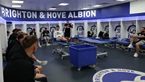 Dressing Room Prints: Brighton and Hove Albion v Manchester United Premier League 19MAY24