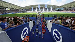 Guard Of Honour Prints: Brighton and Hove Albion v Manchester United Premier League 19MAY24