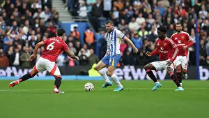 Under Pressure Prints: Brighton and Hove Albion v Manchester United Premier League 24AUG24