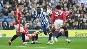 Under Pressure Prints: Brighton and Hove Albion v Manchester United Premier League 24AUG24