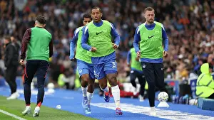 Warming Up Prints: Brighton and Hove Albion v Manchester United Premier League 24AUG24