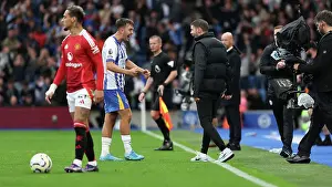 Manchester United 24AUG24 Prints: Brighton and Hove Albion v Manchester United Premier League 24AUG24