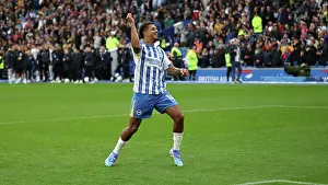 Makes His Premier League Debut Prints: Brighton and Hove Albion v Manchester United Premier League 24AUG24