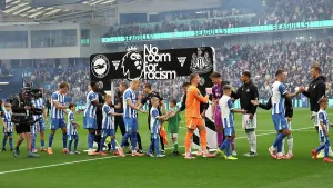 No Room For Racism Prints: Brighton and Hove Albion v Newcastle United
Premier League
18OCT25