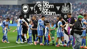 No Room For Racism Prints: Brighton and Hove Albion v Newcastle United
Premier League
18OCT25
