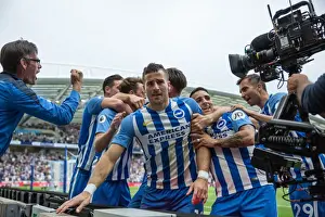 Scores A Goal Prints: Brighton and Hove Albion v Newcastle United Premier League 24SEP17