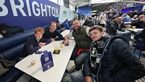 Fan Zone Prints: Brighton and Hove Albion v Nottingham Forest FA Cup quarter final 29MAR25