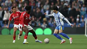Nottingham Forest Defender Ola Aina 34 Prints: Brighton and Hove Albion v Nottingham Forest FA Cup quarter final 29MAR25