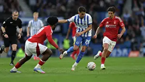 Weaves His Way Through Prints: Brighton and Hove Albion v Nottingham Forest FA Cup quarter final 29MAR25