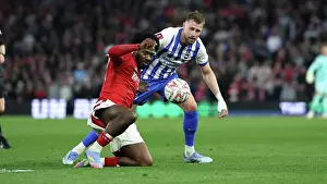 Nottingham Forest Defender Ola Aina 34 Prints: Brighton and Hove Albion v Nottingham Forest FA Cup quarter final 29MAR25