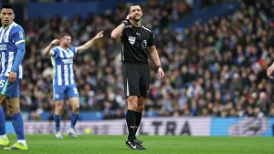 Referee Andy Madley Prints: Brighton and Hove Albion v Nottingham Forest
Premier League
01MAR26