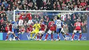 Scores An Own Goal Prints: Brighton and Hove Albion v Nottingham Forest Premier League 10MAR24