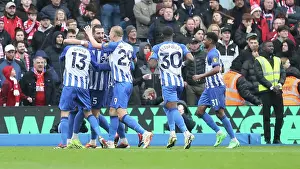 Scores An Own Goal Prints: Brighton and Hove Albion v Nottingham Forest Premier League 10MAR24