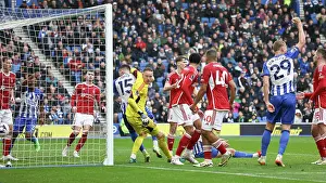 Scores An Own Goal Prints: Brighton and Hove Albion v Nottingham Forest Premier League 10MAR24