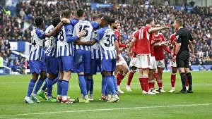 Scores An Own Goal Prints: Brighton and Hove Albion v Nottingham Forest Premier League 10MAR24