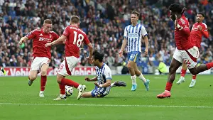 Pain Prints: Brighton and Hove Albion v Nottingham Forest Premier League 22SEP24