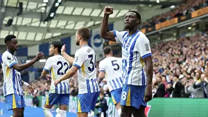 Awarded A Freekick Prints: Brighton and Hove Albion v Nottingham Forest Premier League 22SEP24