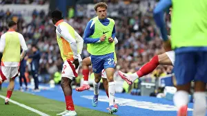 Warming Up Prints: Brighton and Hove Albion v Nottingham Forest Premier League 22SEP24