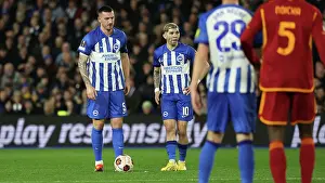 Awarded A Freekick Prints: Brighton and Hove Albion v AS Roma Europa League - Round of 16, leg 2 of 2 14MAR24