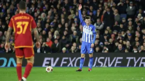 Awarded A Freekick Prints: Brighton and Hove Albion v AS Roma Europa League - Round of 16, leg 2 of 2 14MAR24