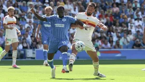 Yankuba Minteh Prints: Brighton and Hove Albion v Roma
Premier League
08AUG26