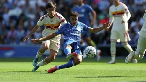 Yasin Ayari Prints: Brighton and Hove Albion v Roma
Premier League
08AUG26